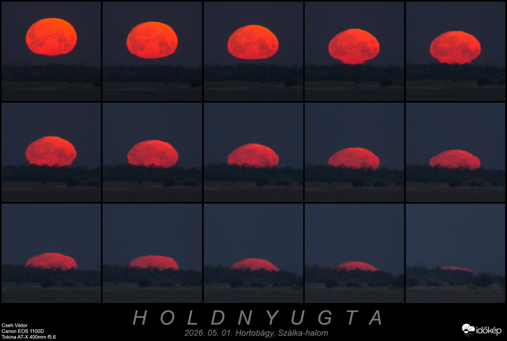 Holdnyugta a Hortobágyon