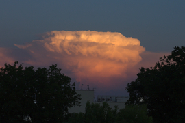 Fejlődő cumulonimbus