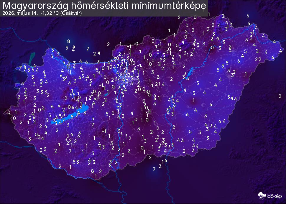 Csütörtök hajnalban is fagyott néhol